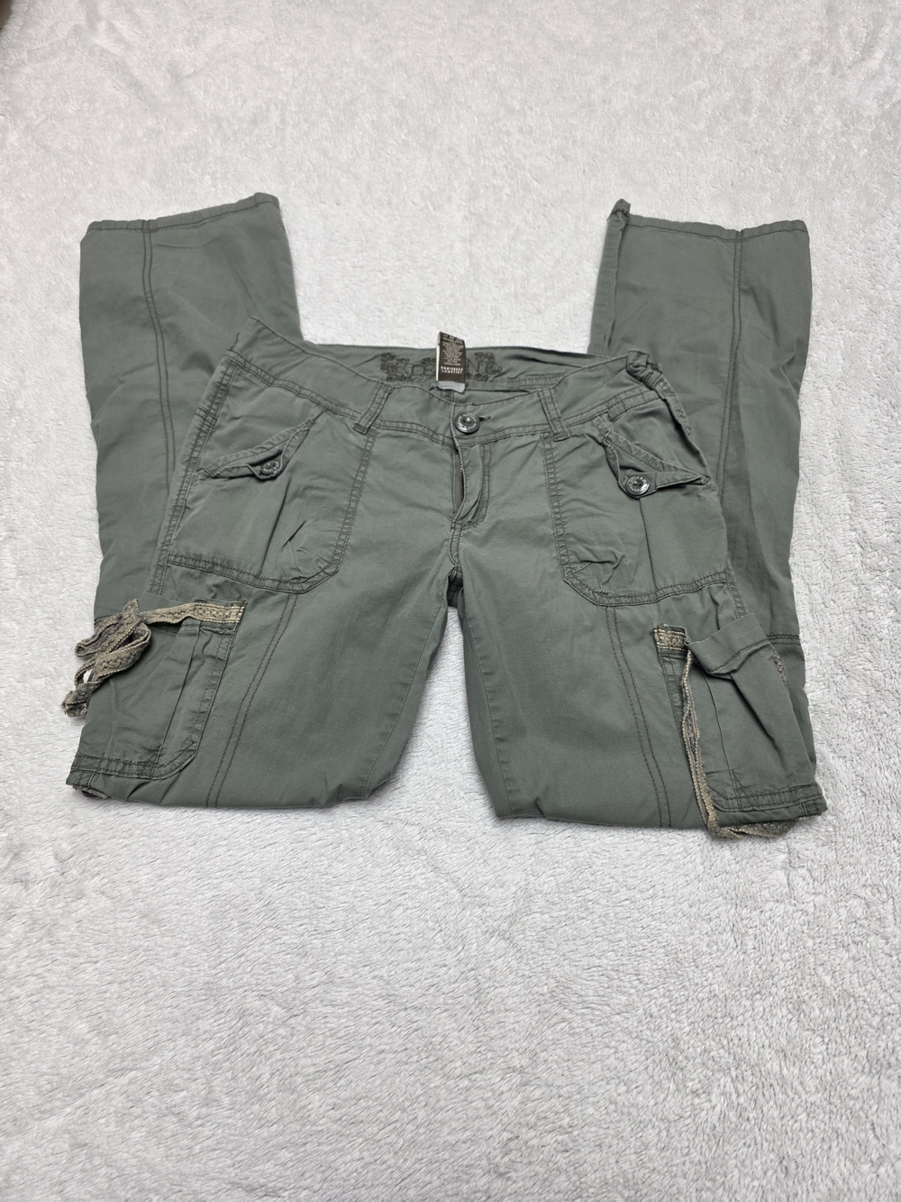 Y2K Element Olive Green Cargo Pants